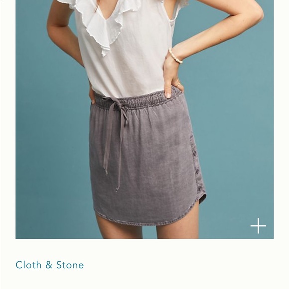 Cloth & Stone drawstring skirt - Picture 7 of 7